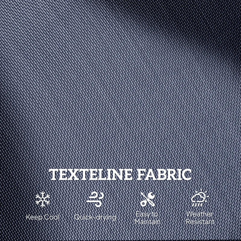 Outsunny 2-Person Outdoor Glider Bench, Patio Double Swing Rocking Chair Loveseat with  Steel Frame, Dark Blue