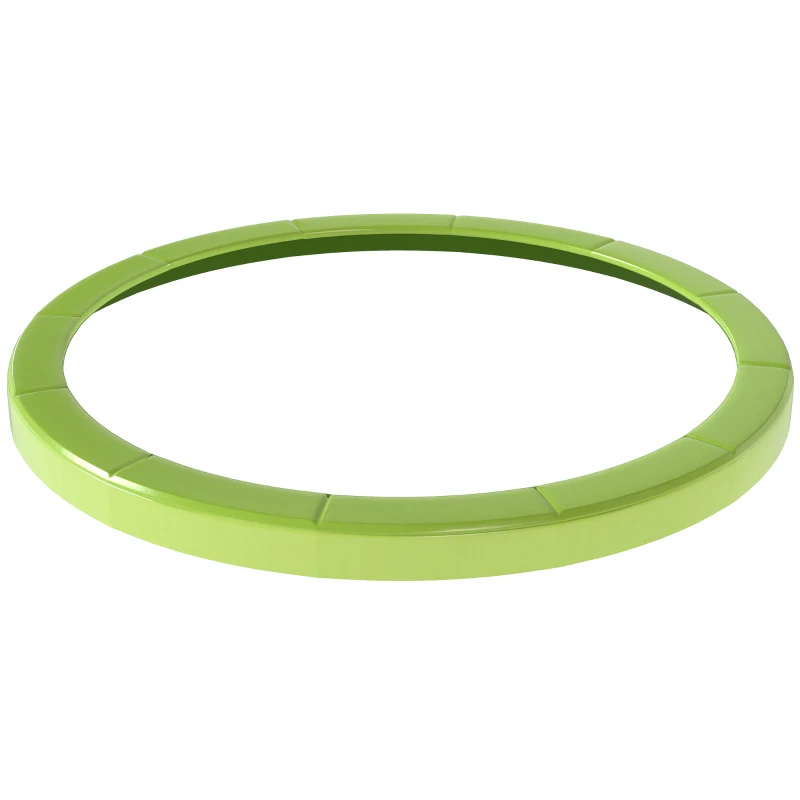 Soozier 14FT Trampoline Spring Cover, Safety Trampoline Pad Replacement, Waterproof and Tear Resistant, All Weather Trampoline Accessories, Green