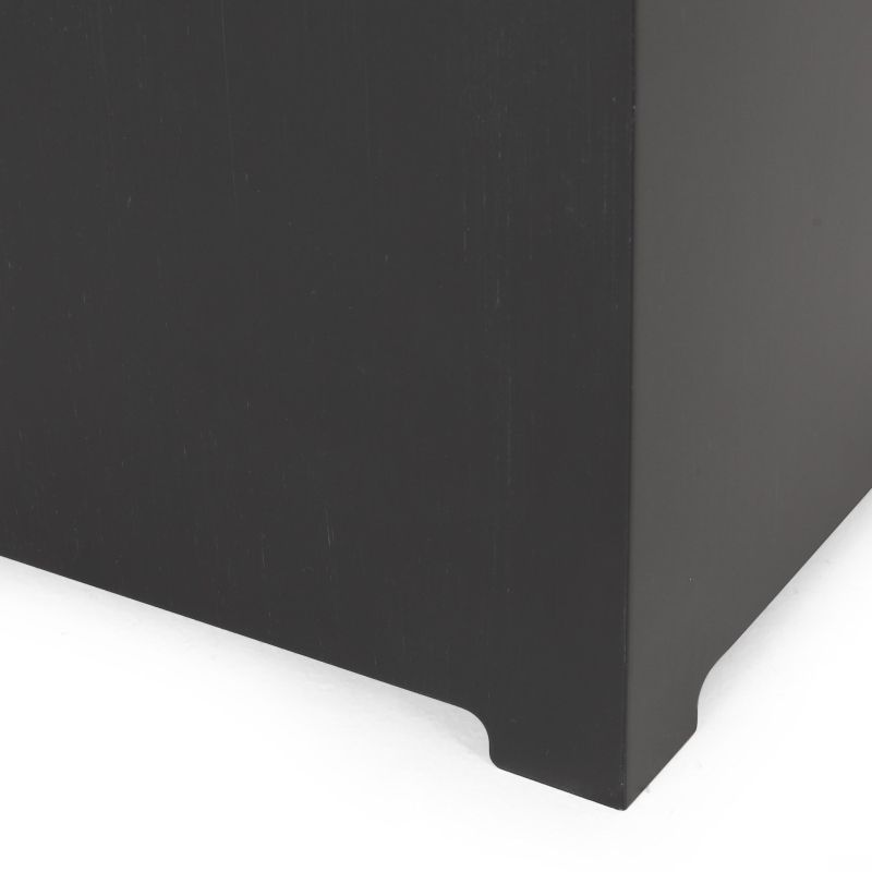Square Metal Propane Tank Cover Side Table with Durable Iron Frame, Built-in Propane Tank Space, 15.5" L x 15.5" W x 20" H, Dark Grey