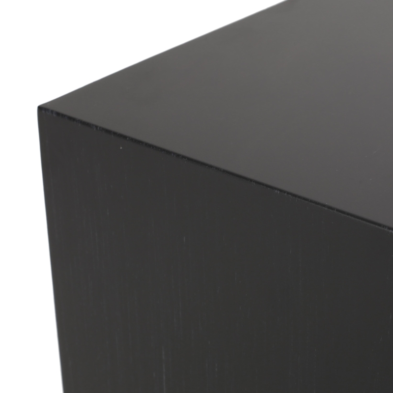 Square Metal Propane Tank Cover Side Table with Durable Iron Frame, Built-in Propane Tank Space, 15.5" L x 15.5" W x 20" H, Dark Grey