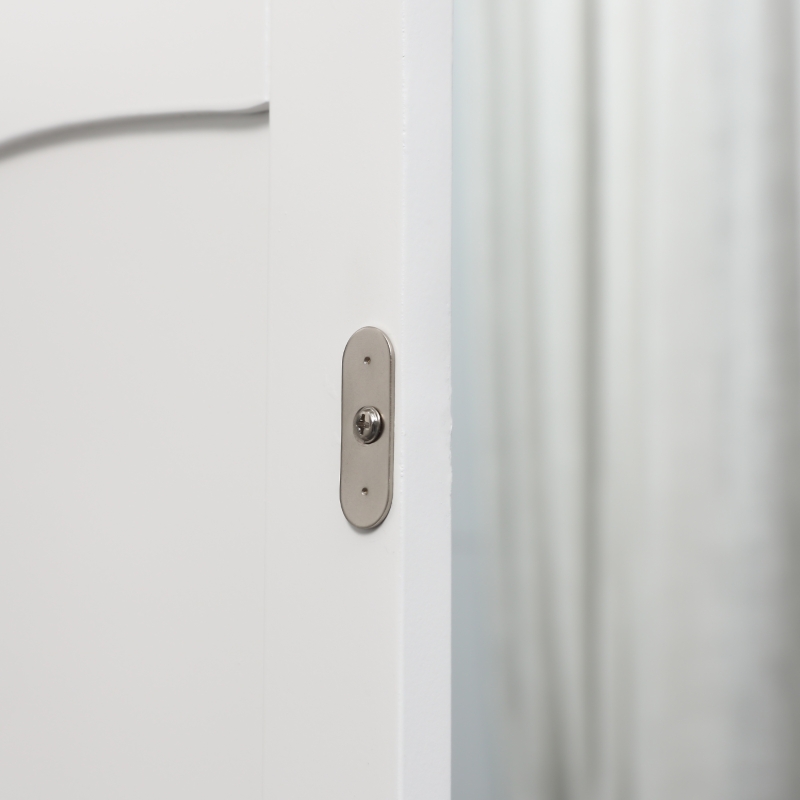 kleankin Tall Bathroom Storage Cabinet, Slim Bathroom Cabinet with 3 Tier Shelf, Drawer, Door, Freestanding Linen Tower, White