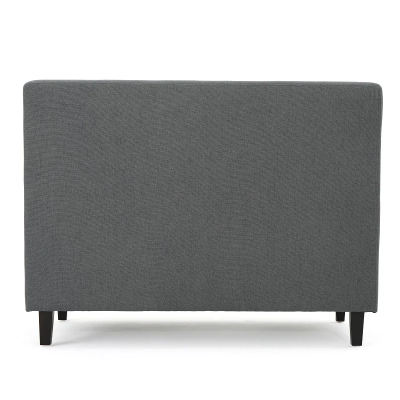 Modern Loveseat with Storage, High-Density Foam and Durable Wood Frame, 2-Seater Sofa for Living Room, 47" L x 30" W x 35" H, Charcoal