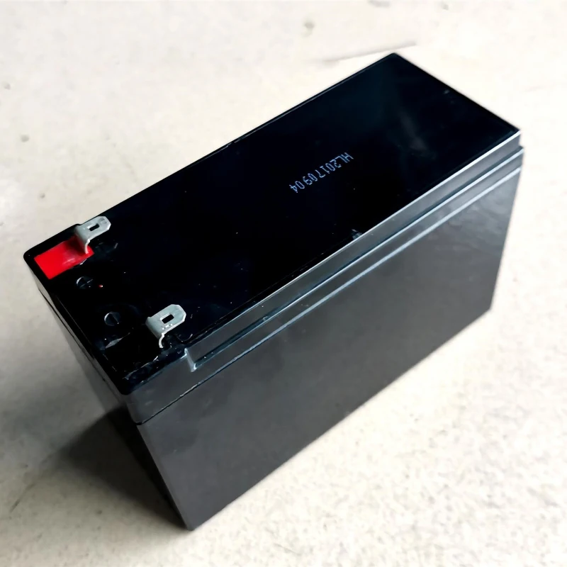 12V 7Ah Replacement Battery for Kids Ride-On Car, Valve-Regulated Sealed Lead-Acid for High-Rate Discharge, 6" L x 2.5" W x 4" H, Black