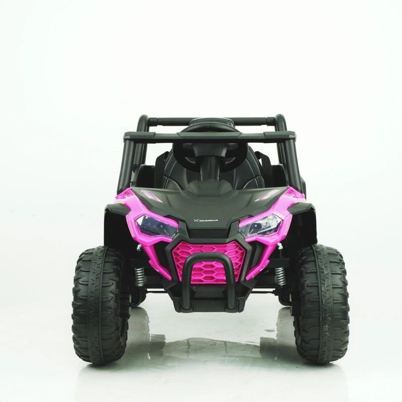 12V Kids Electric UTV Ride-On Car with Two Driving Modes and 2.4G Parental Remote, Vehicle for Ages 3-6, 39.5″ L x 22″ W x 21″ H, Pink