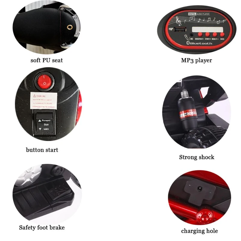 12V Kids Electric Motorcycle Ride-On with Training Wheels, Hand Throttle & Foot Brake, Motorbike for Ages 3-6, 48" L x 22" W x 33" H, Pink