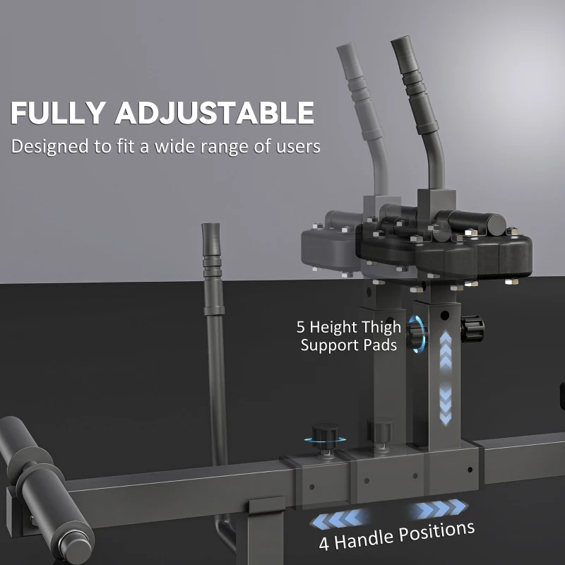 Soozier Adjustable Steel Seated Calf Raise Exercise Strength Training Gym Equipment, Black