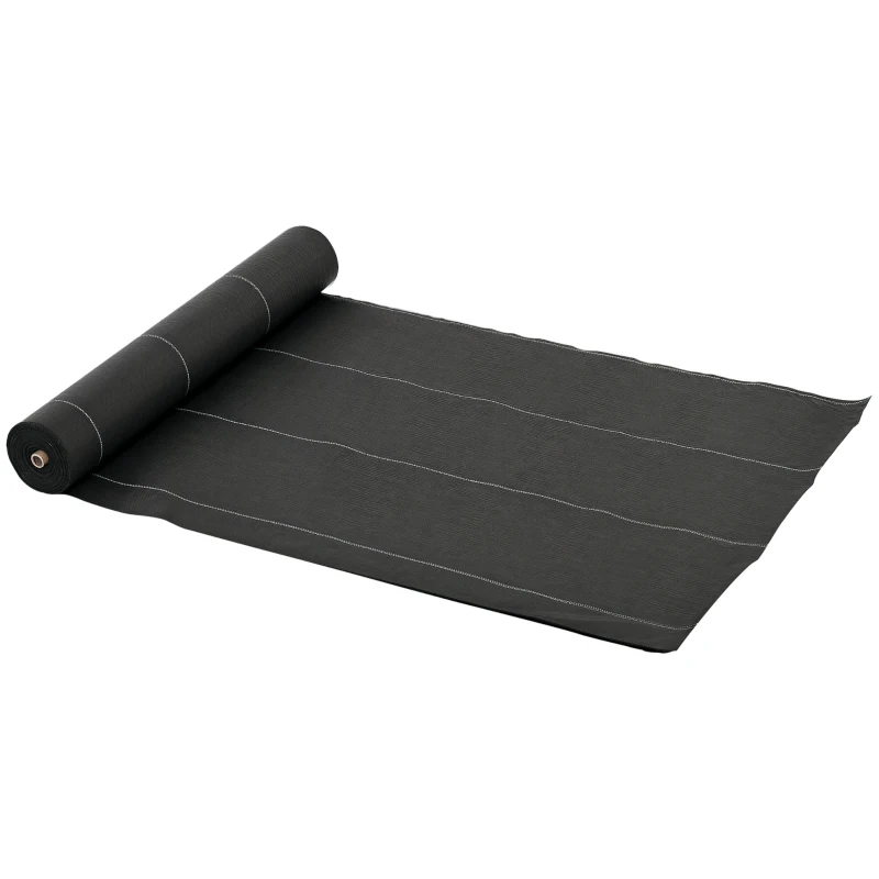 Outsunny 6.6ftx164ft Gardener Premium Weed Barrier 3.5OZ Landscape Fabric Durable & Heavy-Duty Weed Block Gardening Mat