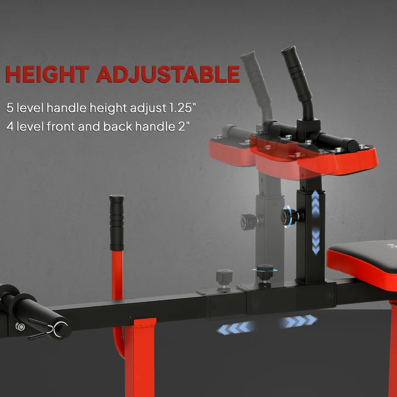 Soozier Adjustable Steel Seated Calf Raise Exercise Strength Training Gym Equipment, Red