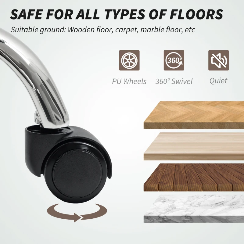 HOMCOM 6 Point Massage Office Chair with Remote, Ergonomic Reclining Computer Desk Chair with Footrest, Side Pocket, Dark Brown