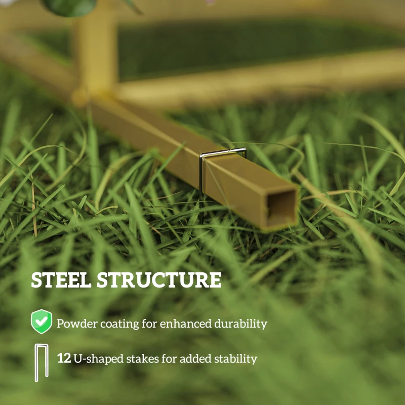 Outsunny Metal Arch Backdrop Stand Set of 3, 7/6.5/6 ft Wedding Arch Frame, Balloon Backdrop Arch Stand Set for Birthday Party, Bridal Shower, Graduation, Ceremony, Banquet Decorations, Gold