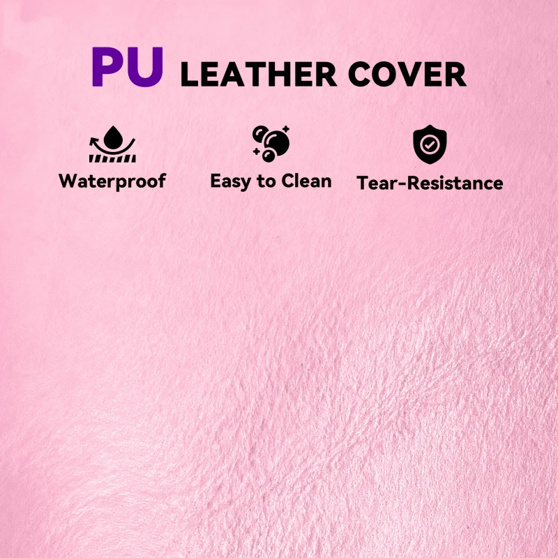 Soozier 4'x6'x2'' Folding Gymnastics Tumbling Mat, Exercise Mat  with Carrying Handles for Yoga, MMA, Martial Arts, Stretching, Core Workouts, Pink