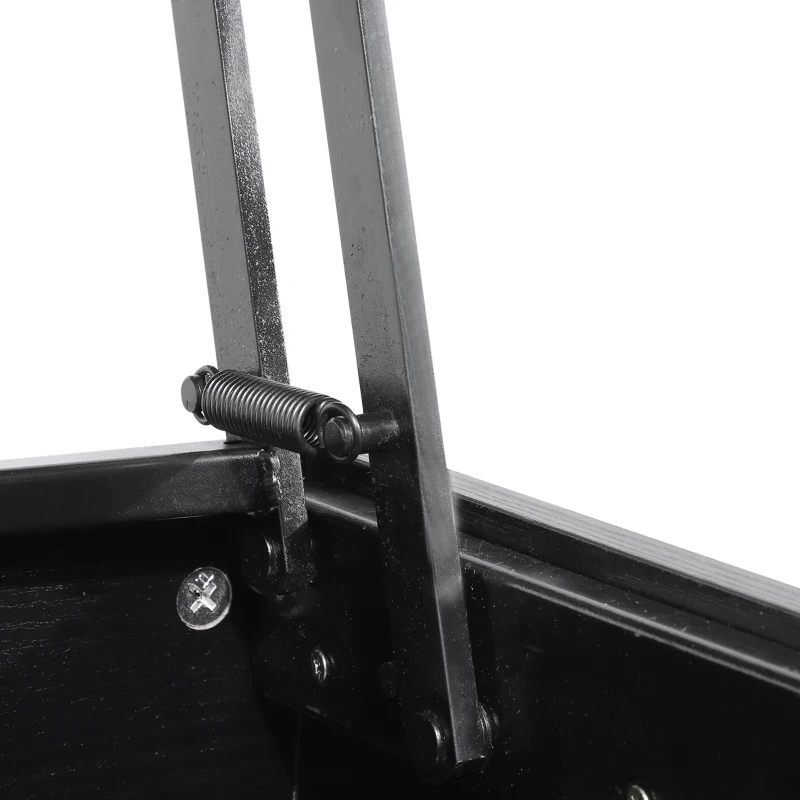 HOMCOM 39" Modern Lift Top Coffee Table with Hidden Storage Compartment, Center Table for Living Room, Black