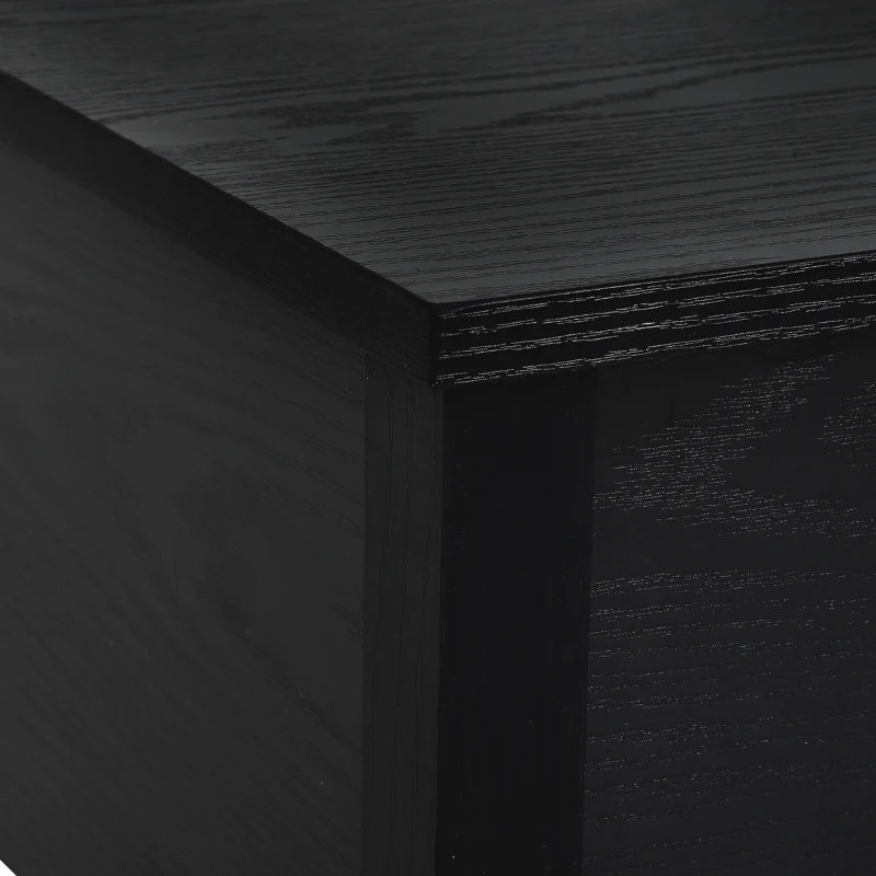 HOMCOM 39" Modern Lift Top Coffee Table with Hidden Storage Compartment, Center Table for Living Room, Black