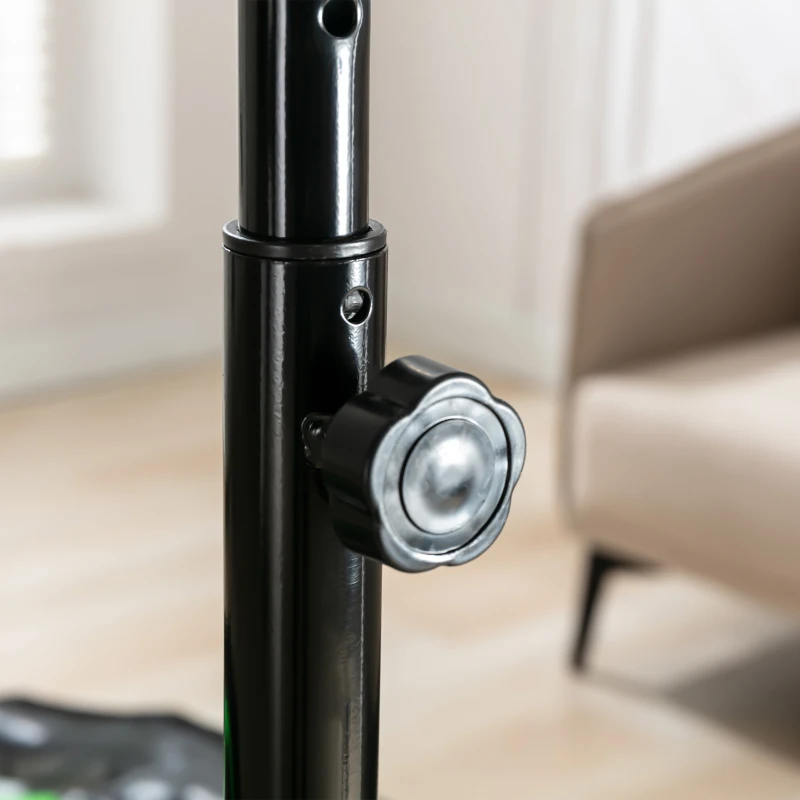 Soozier 48" Mini Trampoline, Foldable Trampoline with Adjustable Handle Bar for Adults Exercise, Workout, Fitness, Green