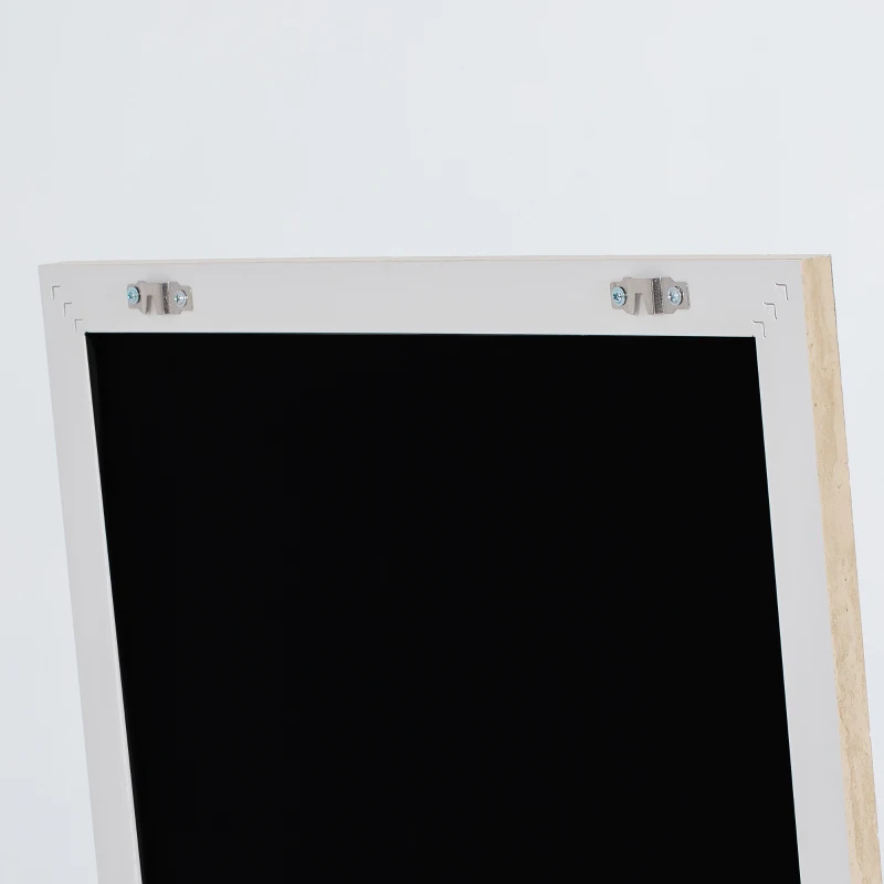 HOMCOM 64" x 21" Full Length Mirror, Standing, Wall-Mounted or Leaning Against Wall, for Bedroom, Living Room, Beige