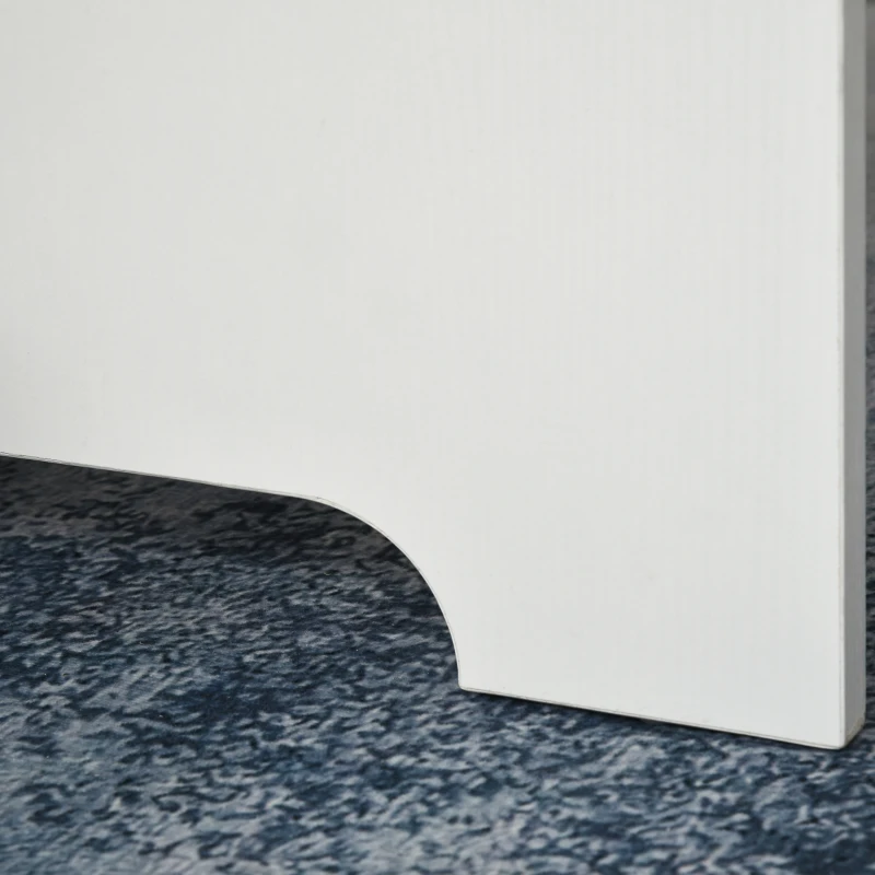 HOMCOM Foldable Dining Table, Folding Table with Storage Shelf, Drop-Leaf Kitchen Table for Dining Room, Oak