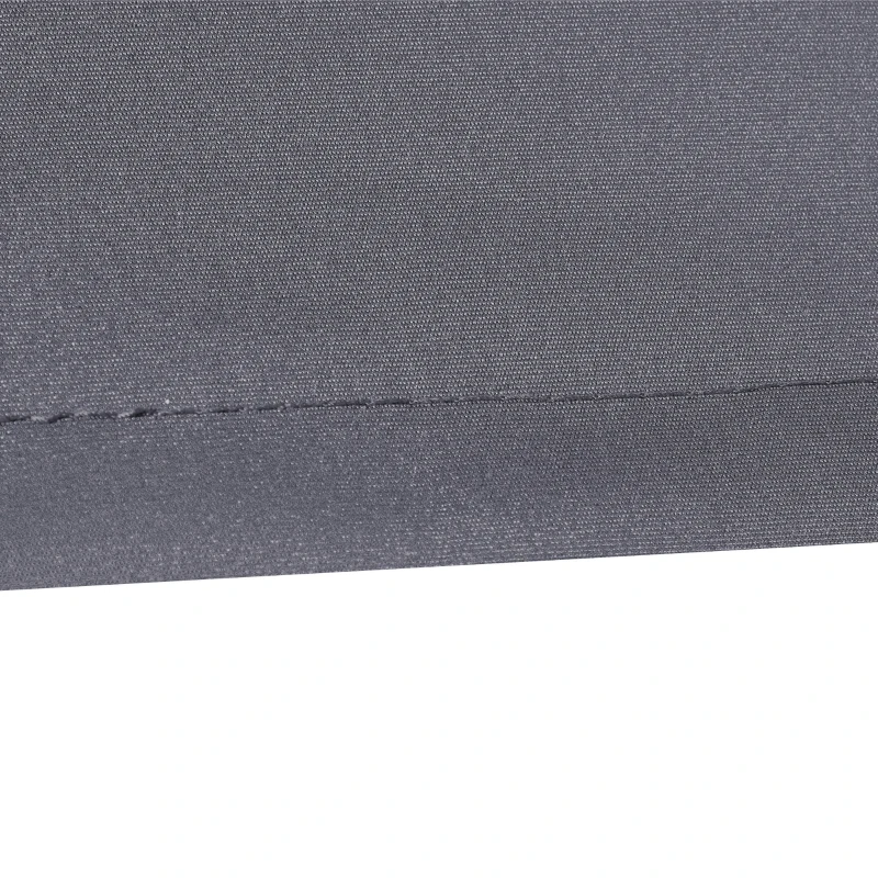 Outsunny 11' x 8' Outdoor Sunshade Canopy Awning Cover, Retractable Awning Fabric Replacement, UV Protection, Grey