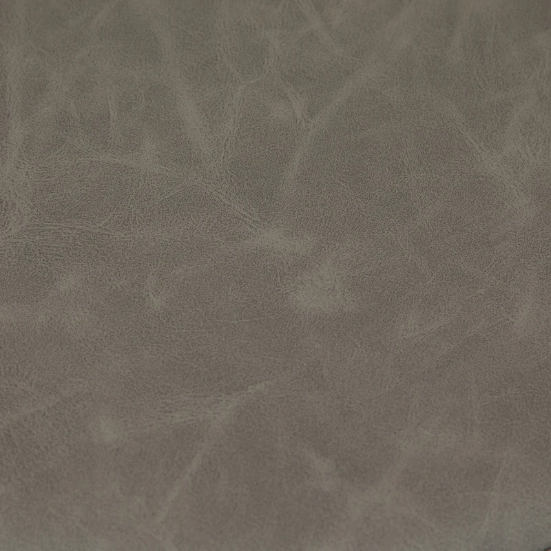 HOMCOM Modern Adjustable Bar Stools Set of 2, Swivel Barstool with Footrest, PU Leather Round Top for Kitchen, Dark Grey