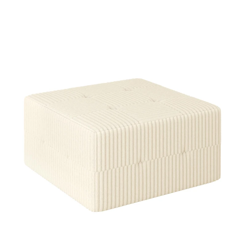 U-Shaped Modular Sofa with Spring-Supported Cushions and Wide Arms, Sectional Sofa Perfect for Living Room, 130.5" L x 65" W x 30" H, Beige