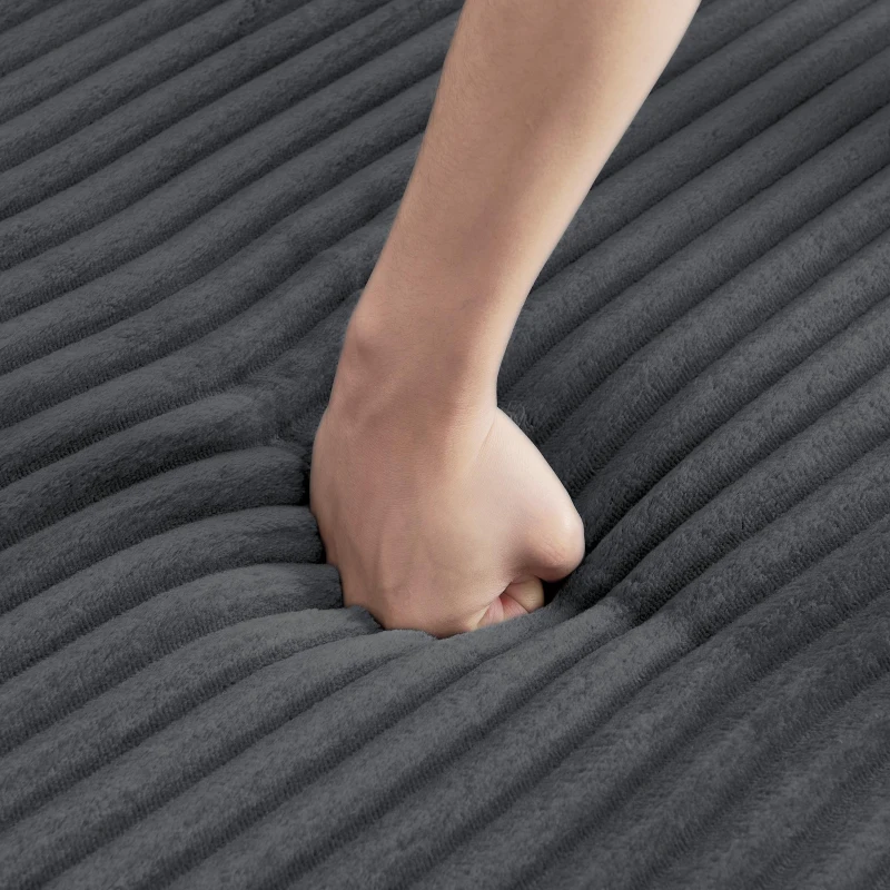 Left-Arm L-Shape Modular Sectional Sofa with Plush Foam-Filled Seats, Modular Sofa Ideal for Living Room, 112.5" L x 62.5-88" W x 28" H, Gray