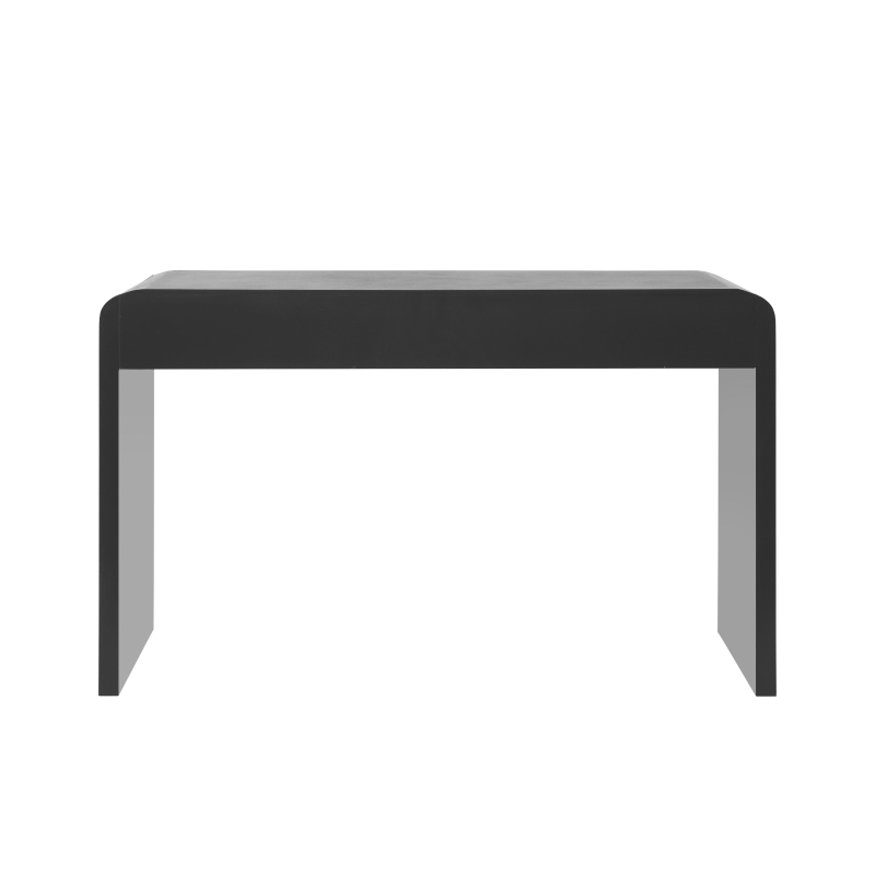 Narrow TV Sofa Table with Storage Drawers, Wood Console Table Ideal for Living Room, Entryway, 47.5'' L x 15.5'' W x 30'' H, Black