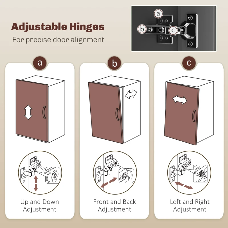 HOMCOM Sideboard Buffet Cabinet, Modern 40" Coffee Bar Cabinet with Wide Drawer, 3 Doors and 2 Adjustable Shelves, Black