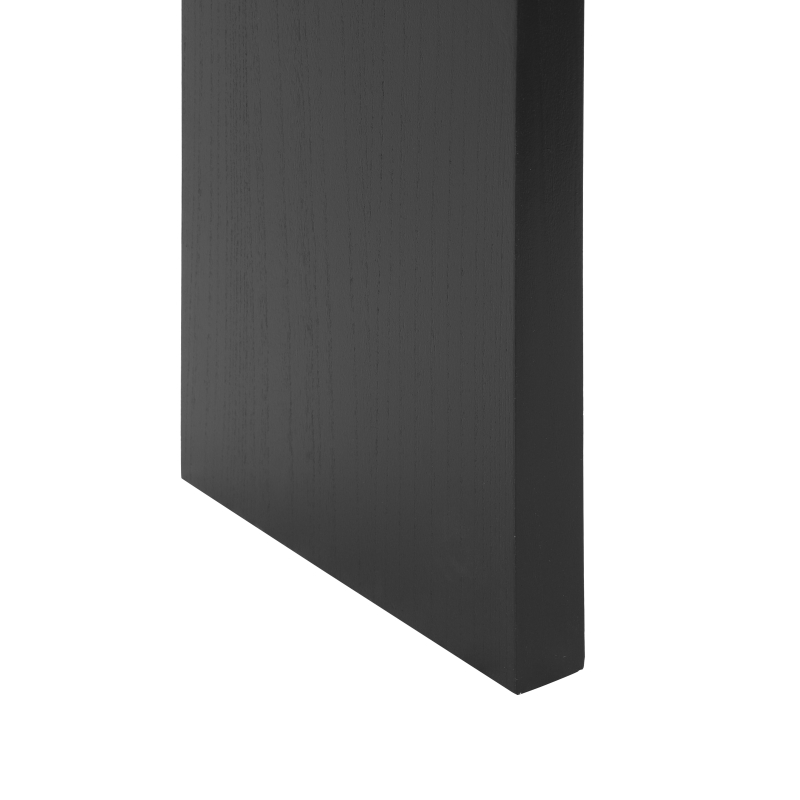 Farmhouse Wood Console Table with Premium Materials, Narrow Entryway Table with Easy Assembly, 59.5'' L x 16'' W x 31.5'' H, Black