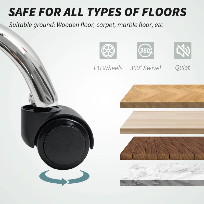 HOMCOM 6 Point Massage Office Chair with Remote, Ergonomic Reclining Computer Desk Chair with Footrest, Side Pocket, Black