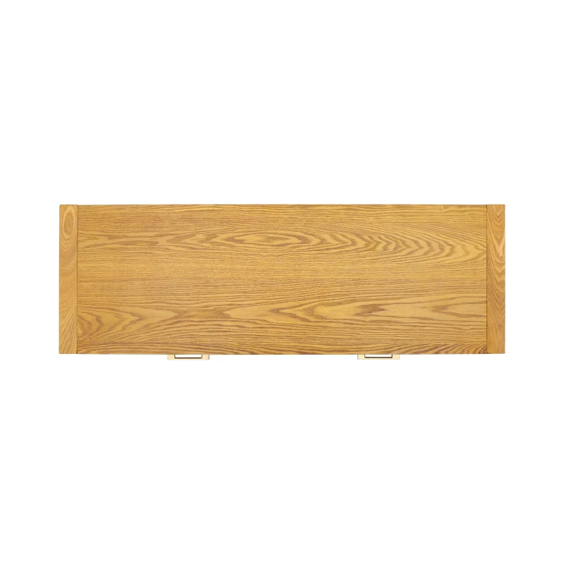 Farmhouse Console Table with Storage Drawers, Wooden Entryway Table Ideal for Living Room, Hallway, 47.5'' L x 15.5'' W x 30'' H, Brown