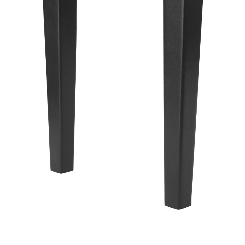 Farmhouse Console Table with Beaded Trim and Natural Wood, Accent Sofa Table for Living Room, Hallway, 47.5'' L x 16'' W x 32'' H, Black