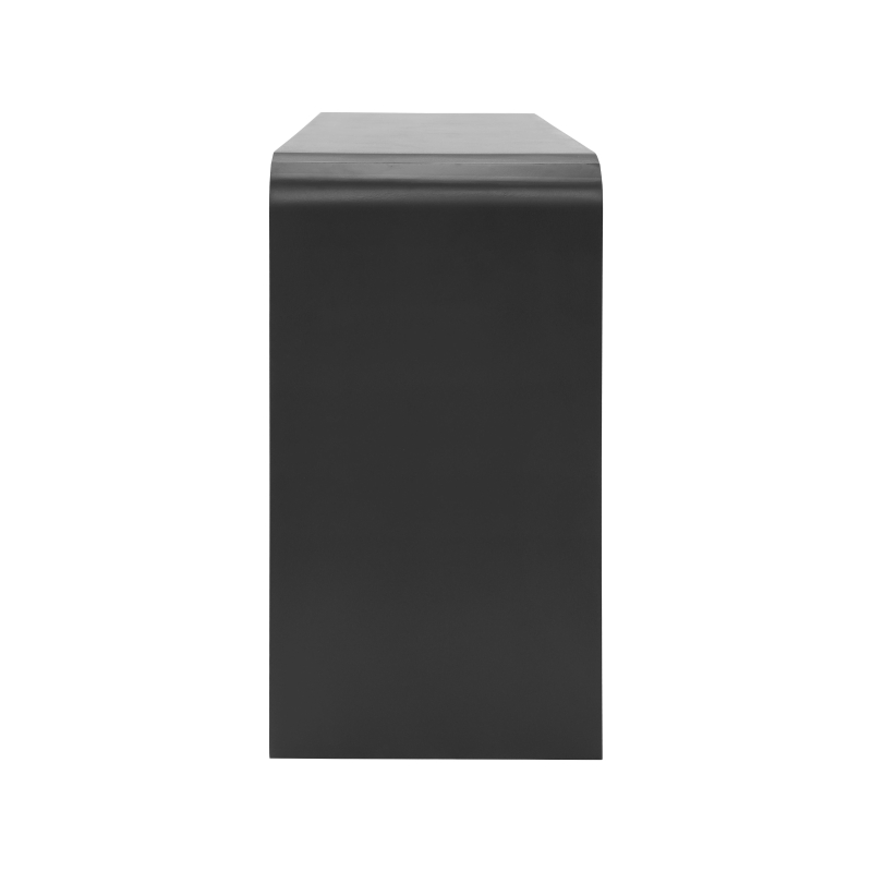 Narrow TV Sofa Table with Storage Drawers, Wood Console Table Ideal for Living Room, Entryway, 47.5'' L x 15.5'' W x 30'' H, Black