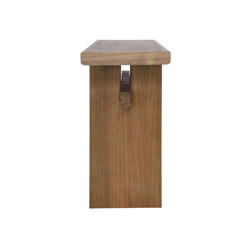 Farmhouse Wood Console Table with Premium Materials, Narrow Entryway Table with Easy Assembly, 59.5'' L x 16'' W x 31.5'' H, Antique brown