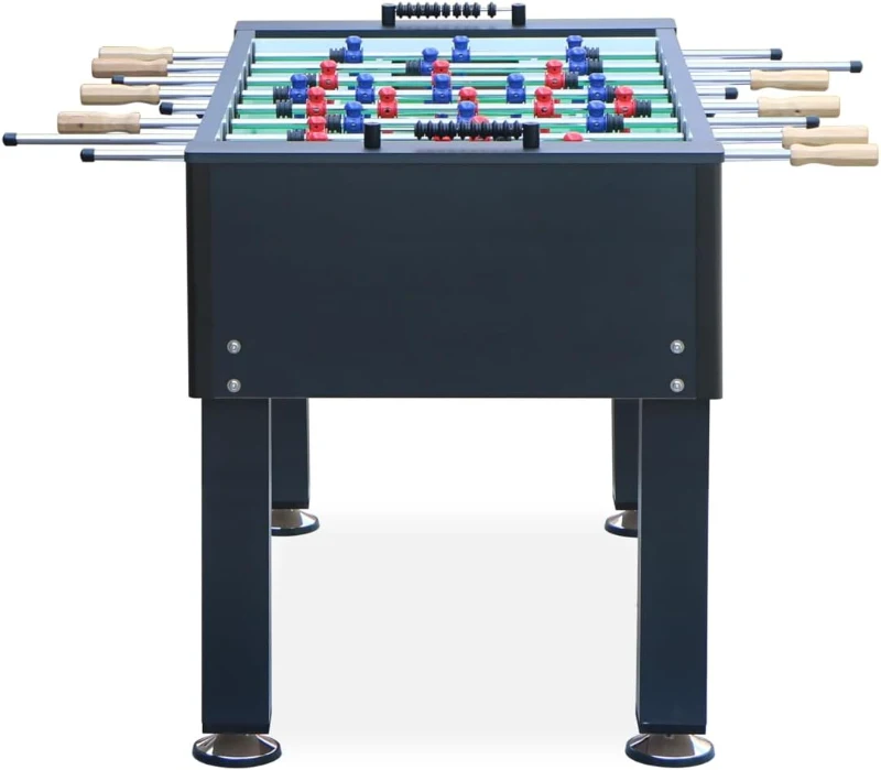 KICK Onyx 55"" Foosball Table — Obsidian Finish, 55"" x 30"" x 36""
