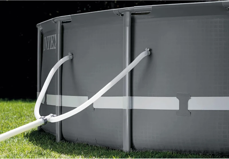 INTEX Ultra XTR Above-Ground Pool Set, 26 ft x 52 in Round Frame — Heavy-Duty Backyard Pool with 2,800 GPH Krystal Clear Sand Filter Pump (Model 26647EG)