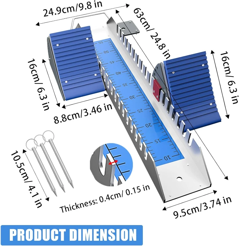 Multi-Function 25in Adjustable Starting Blocks – Aluminum Sprinter Pedals with 6 Angle Positions