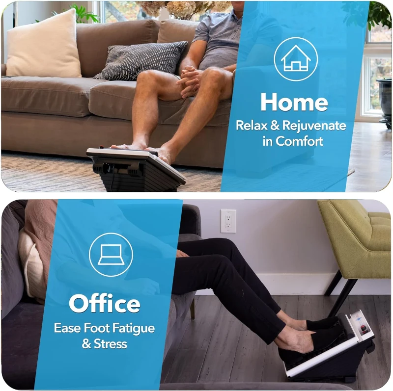 MedMassager Foot Massager Plus (MMF07) — Portable Deep-Tissue At-Home Massager, Dual-Speed Therapy for Neuropathy Relief & Improved Circulation