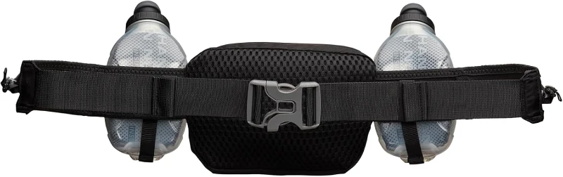 Nathan Trail Mix Plus 3.0 Hydration Running Belt with Flask Holster, No-Bounce Storage Pockets, Insulated, One Size Fits Most