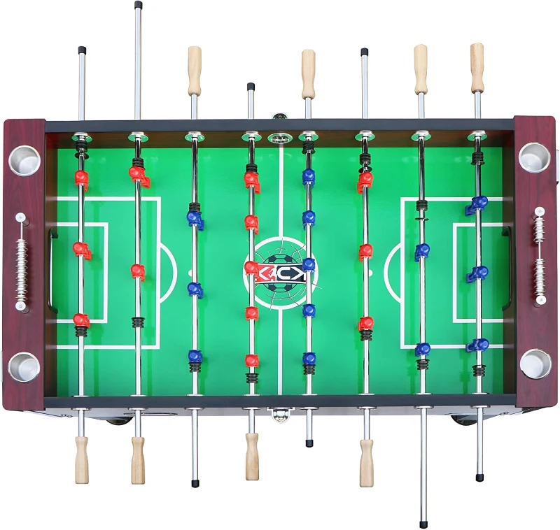 Seydrey 55"" Competition Foosball Table - Black, Chrome-Plated Rods Included