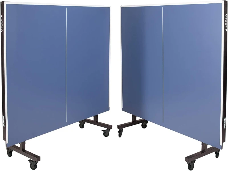 JOOLA Inside Professional 9x5 ft MDF Indoor Ping Pong Table – 25 mm Tournament-Thickness Top, Quick-Clamp Net & Post, 10-Min Assembly, Foldable Playback Mode