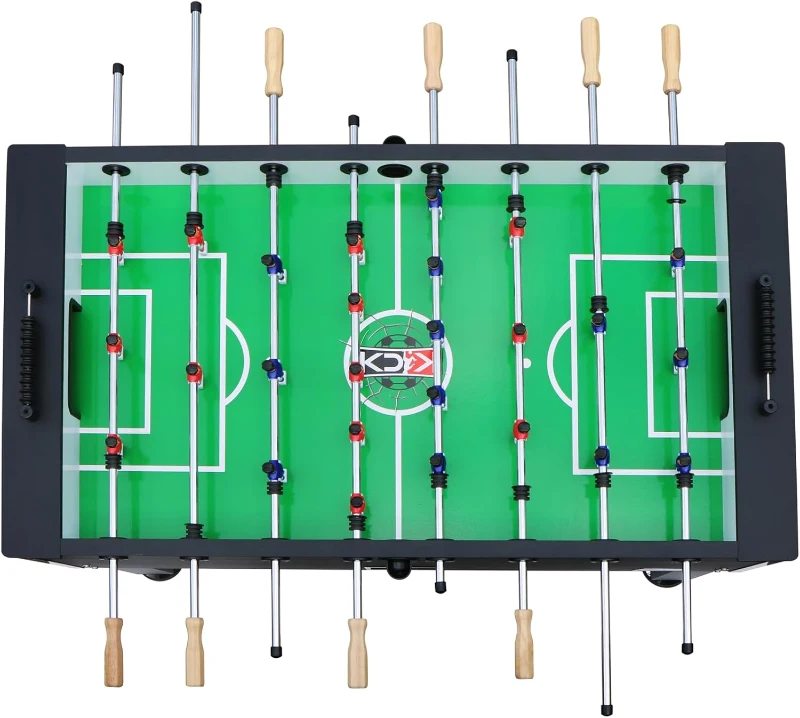 KICK Onyx 55"" Foosball Table — Obsidian Finish, 55"" x 30"" x 36""