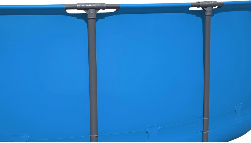 Bestway Steel Pro MAX 15' x 48"" Round Metal Frame Above-Ground Backyard Pool for Families (Pool Only)
