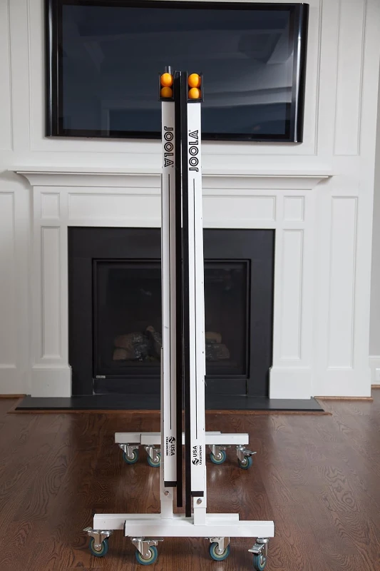 JOOLA Rally TL Professional Indoor Ping Pong Table (9'x5') w/ Quick-Clamp Net & Post — Tournament Quality, Fast Assembly, Playback Mode