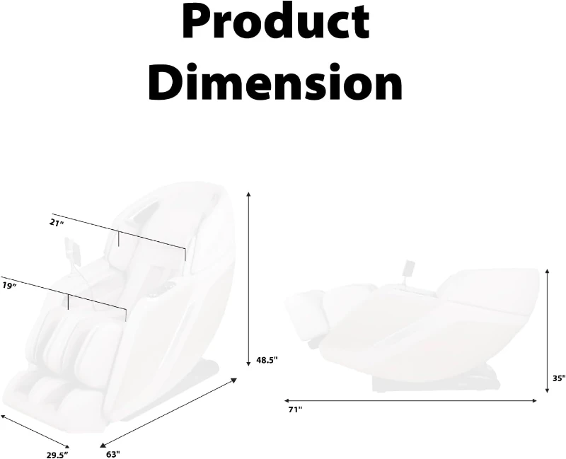 Titan 4D Ultima Massage Chair - Taupe | Full-Body Air Compression | Zero Gravity | SL-Track 4D Therapy | Foot Rollers | Touchscreen & Space-Saving Design