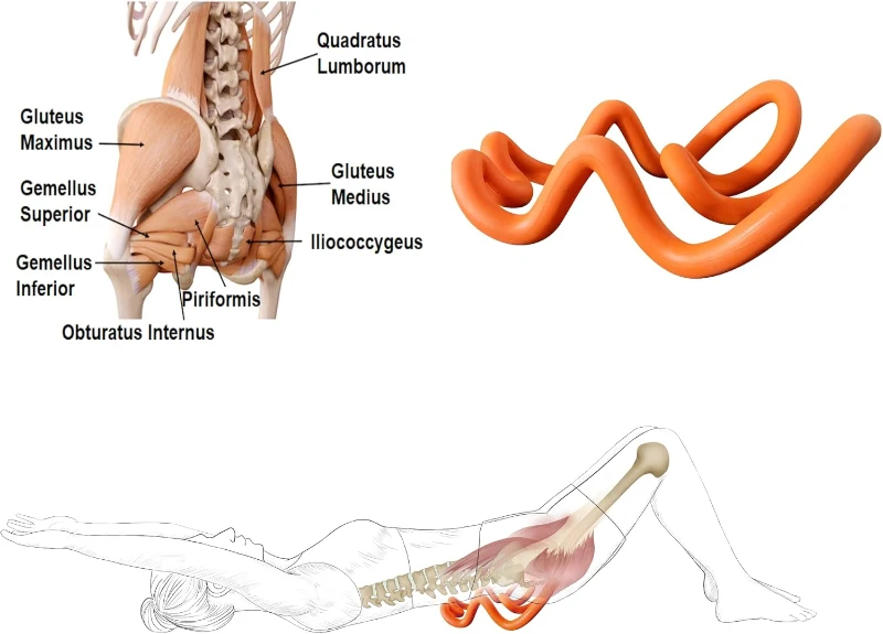 Shoulder Deep Tissue Massager - Myofascial Trigger Point Tool for Scapular, Upper Back, Psoas, Levator Scapulae, Pelvis & Hip Flexor Pain