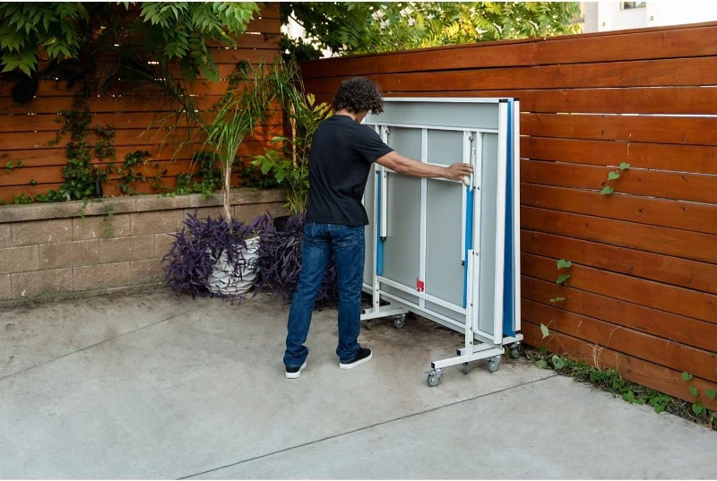 STIGA XTR Professional Outdoor/Indoor Table Tennis Table - All-Weather Aluminum Composite Top with Net & Posts, 10-Minute QuickPlay Assembly and Compact Foldable Storage