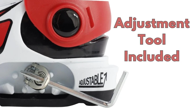 Roces IDEA UP Growable Kids Ski Boots — Adjustable Youth/Toddler Downhill Boots (Size 22.5–25.5) with Triple Buckles & Power Strap