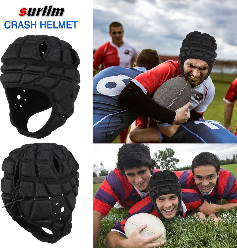Kids' Soft Shell Scrum Cap — Flag Football & Rugby Helmet for Youth