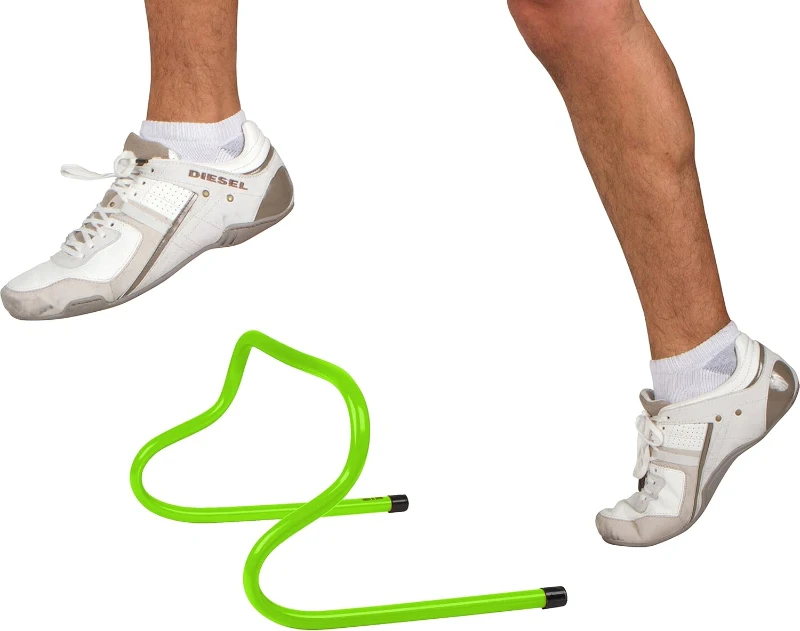 Trademark Innovations 6-Inch Speed Training Hurdles – Pack of 5 (Light Green)