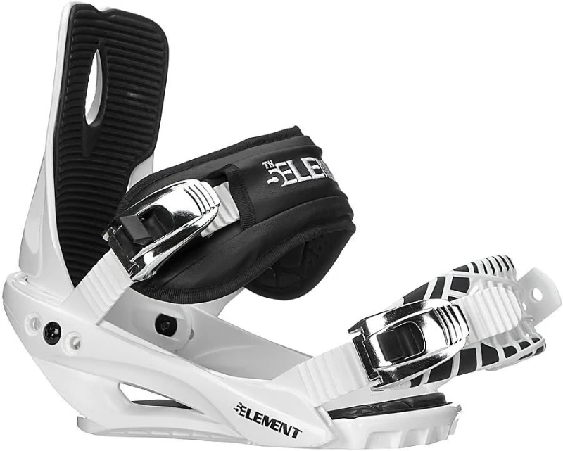 5th Element Summit Stealth Adult Men's Bindings - Universal Disc & Hardware for New/Replacement Snowboards, Beginner/Intermediate