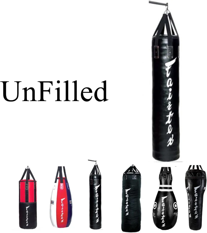 Fairtex HB6 6 ft Banana Heavy Bag for Muay Thai, Boxing, Kickboxing & MMA — 14.17"" W x 70.87"" H